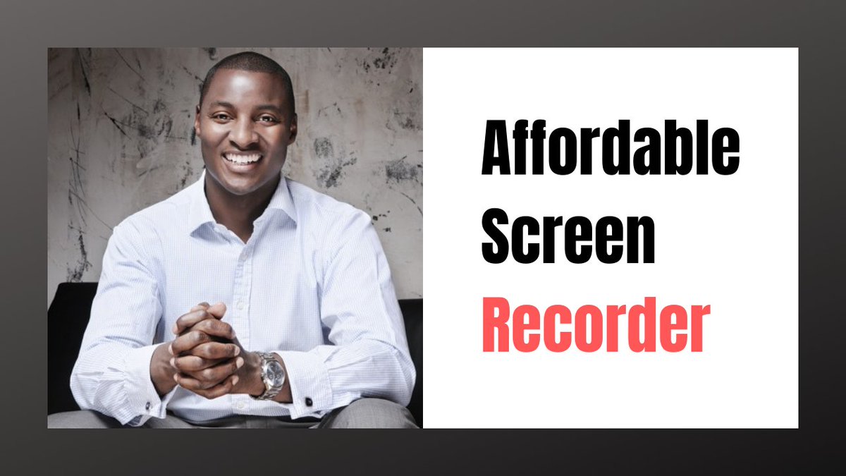TheMikePitt's tweet image. What is an Affordable Screen Recorder? bit.ly/3oFmaYU #screenrecorder #videocontent