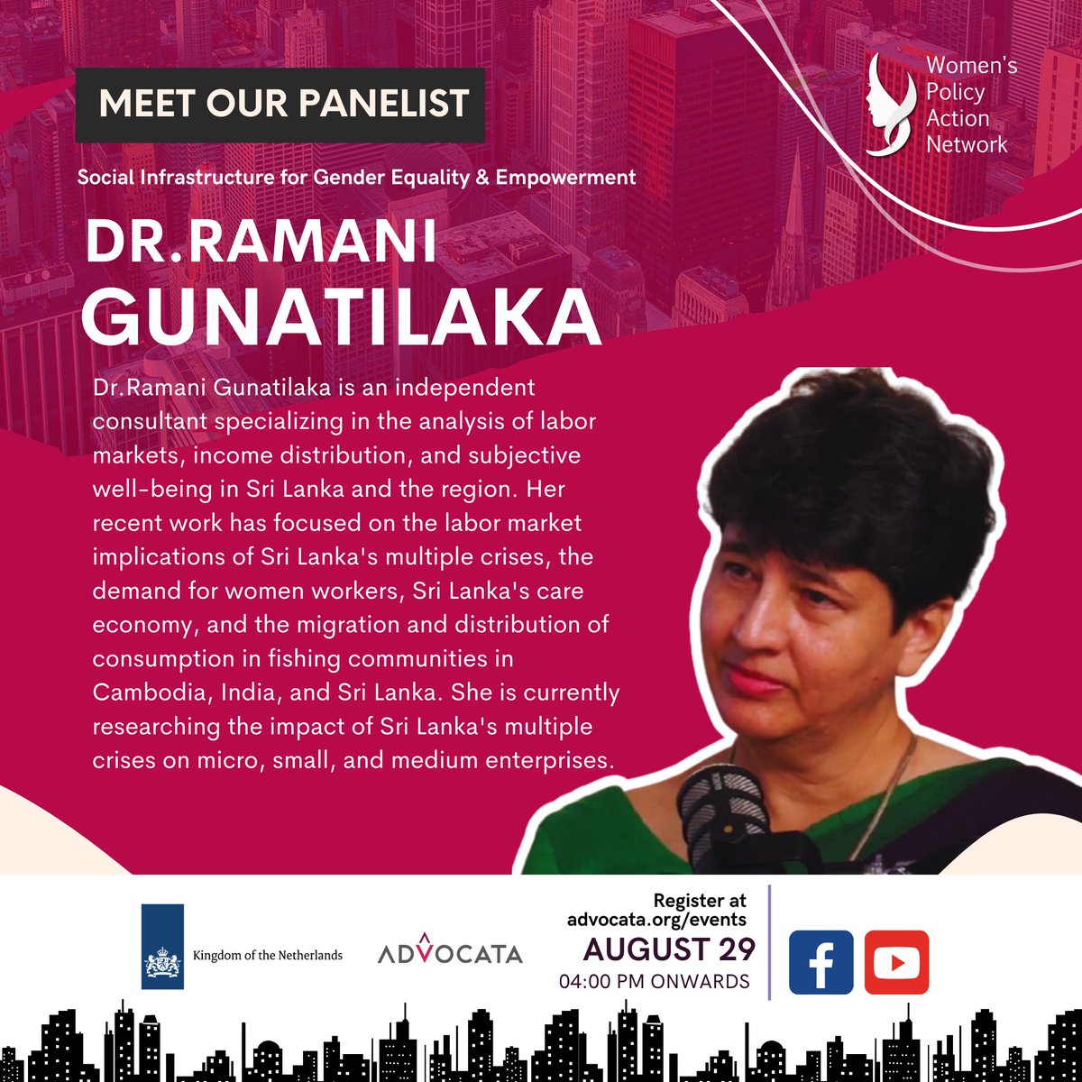 advocatalk's tweet photo. Meet our Panelists &Moderator for the first session of our event on "Empowering Women :A Future-Ready Workforce"
Register now https://t.co/bj04GxDw5G
#WPAN #SriLanka #women #empowerment #future #workforce https://t.co/dpKXWj9liy