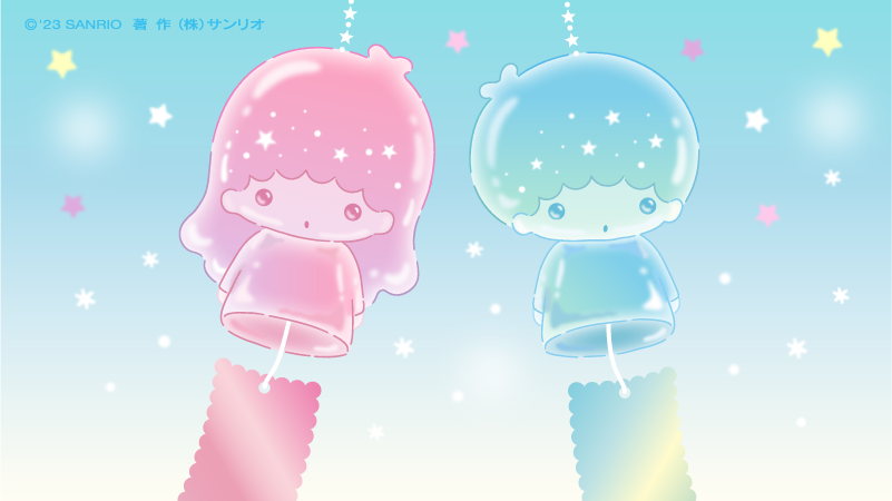 kikilala_sanrio's tweet photo. 涼やかに響く音、みんなにも届くかしら･･･☆ https://t.co/XAZqi99Nij