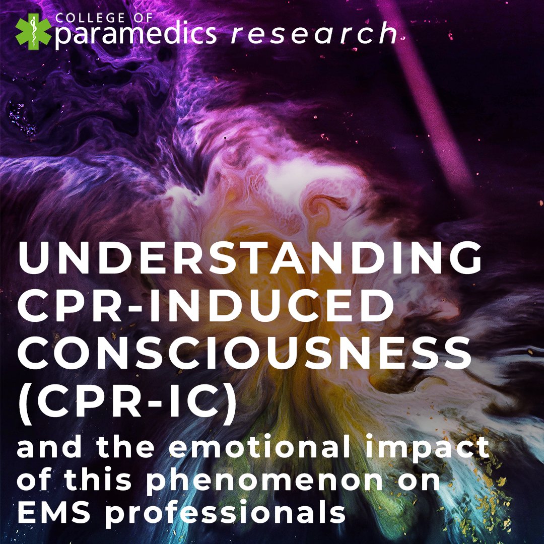 ParamedicsUK's tweet photo. We’re working on some research looking at our profession’s understanding of CPR-Induced Consciousness and the emotional impact of this on EMS professionals.

If you would like to participate in the survey, please follow the follow the link👉 https://t.co/lZ7hROJk5c

#ParamedicsUK https://t.co/y7KAGSUlxr