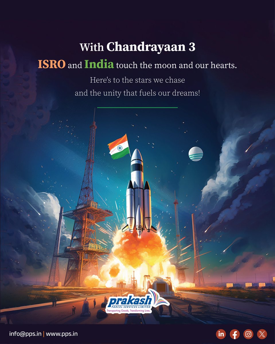 prakashparcel's tweet photo. Thank you Team @isro for making every Indian proud! May this be the first step towards many more successful space missions!

#chandrayaan3mission #Chandrayaan3 #space #India #isro #successful #landing https://t.co/QDK2k734sY
