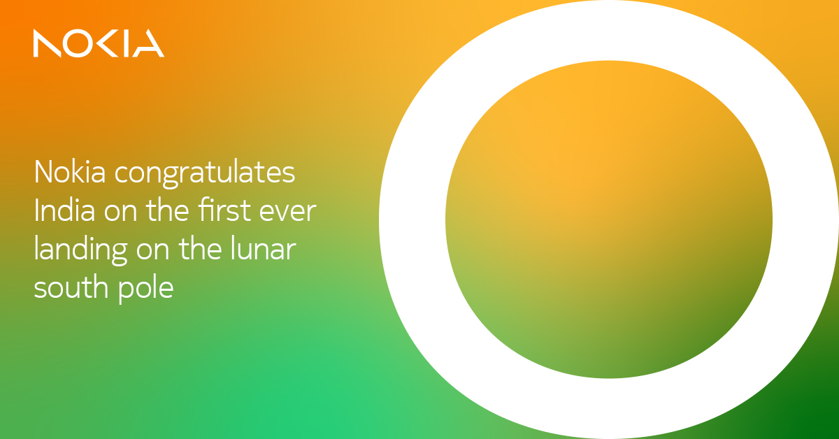 The success of Chandrayaan 3 is a new high for a nation making rapid strides in technology, development and innovation. We are privileged to support India’s ongoing digital transformation and future ambitions in new technologies.

#NokiaIndia #Chandrayaan3