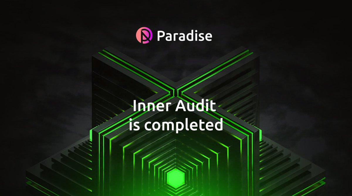 🍣Internal code audit has been completed！

The public testnet will be with you soon!💪

#paradise #BASECHAIN #basenetwork #basegem