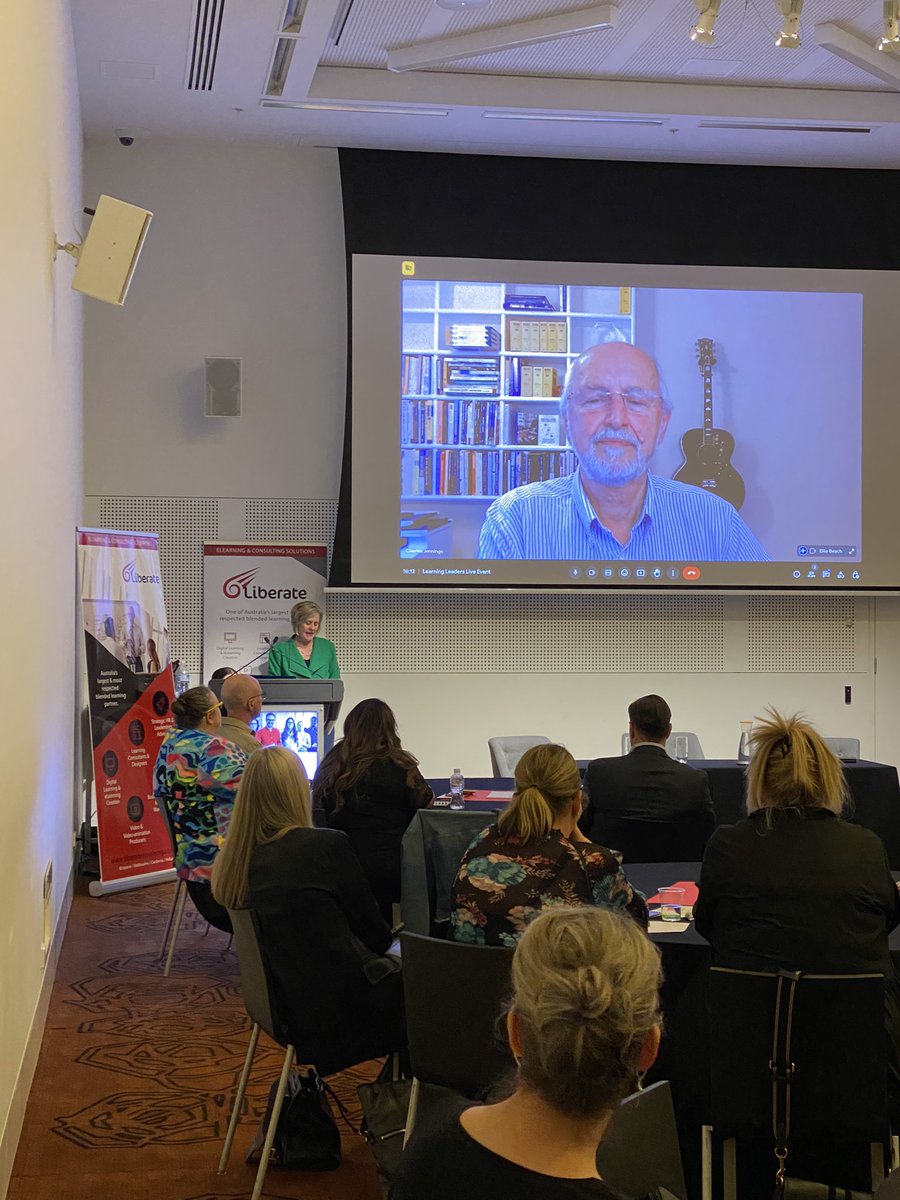 Liberate_ELearn's tweet photo. It’s on! #LiberateLearningLeadersLIVE! 
@charlesjennings is speaking about approaches L&amp;D need to adopt to add value to organisations. #learningleaders #CLO #value https://t.co/RWZcAcoYOu