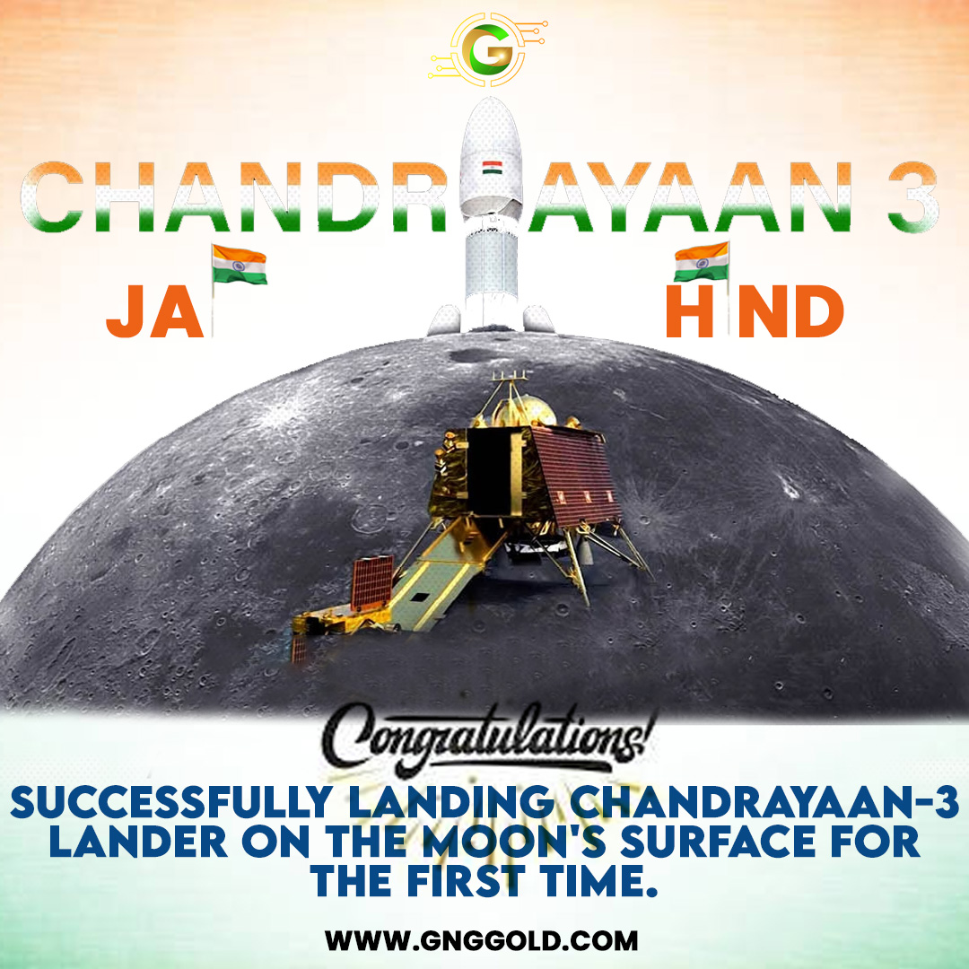 Greengold2023's tweet photo. Successfully Landing Chandrayaan -3 Landey on The Moon's Surface For The First time
"Click the link in our bio for the website":
Follow for more - @gng_gold
.
.
#GreenGold #SustainableSolutions #BlockchainForGood #MakingTheWorldG #GNG #FutureCurrency #Innovation https://t.co/ETxhCi4gUh