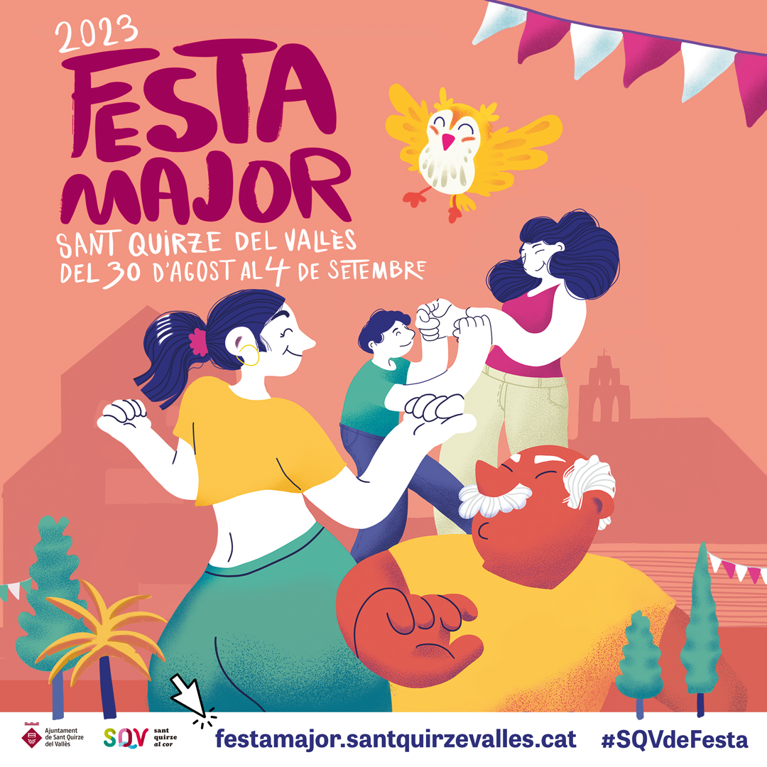 ajsantquirze's tweet photo. 🥳 Ja pots visitar el web de la Festa Major 2023 de #SQV!

Hi trobaràs tota la programació, que també et pots descarregar en format digital, les afectacions a la mobilitat i consells per gaudir d'una festa responsable.

👀👉 https://t.co/HisJKVJAXX

#SQVdeFesta #santquirzealcor https://t.co/C0TqGowZzd