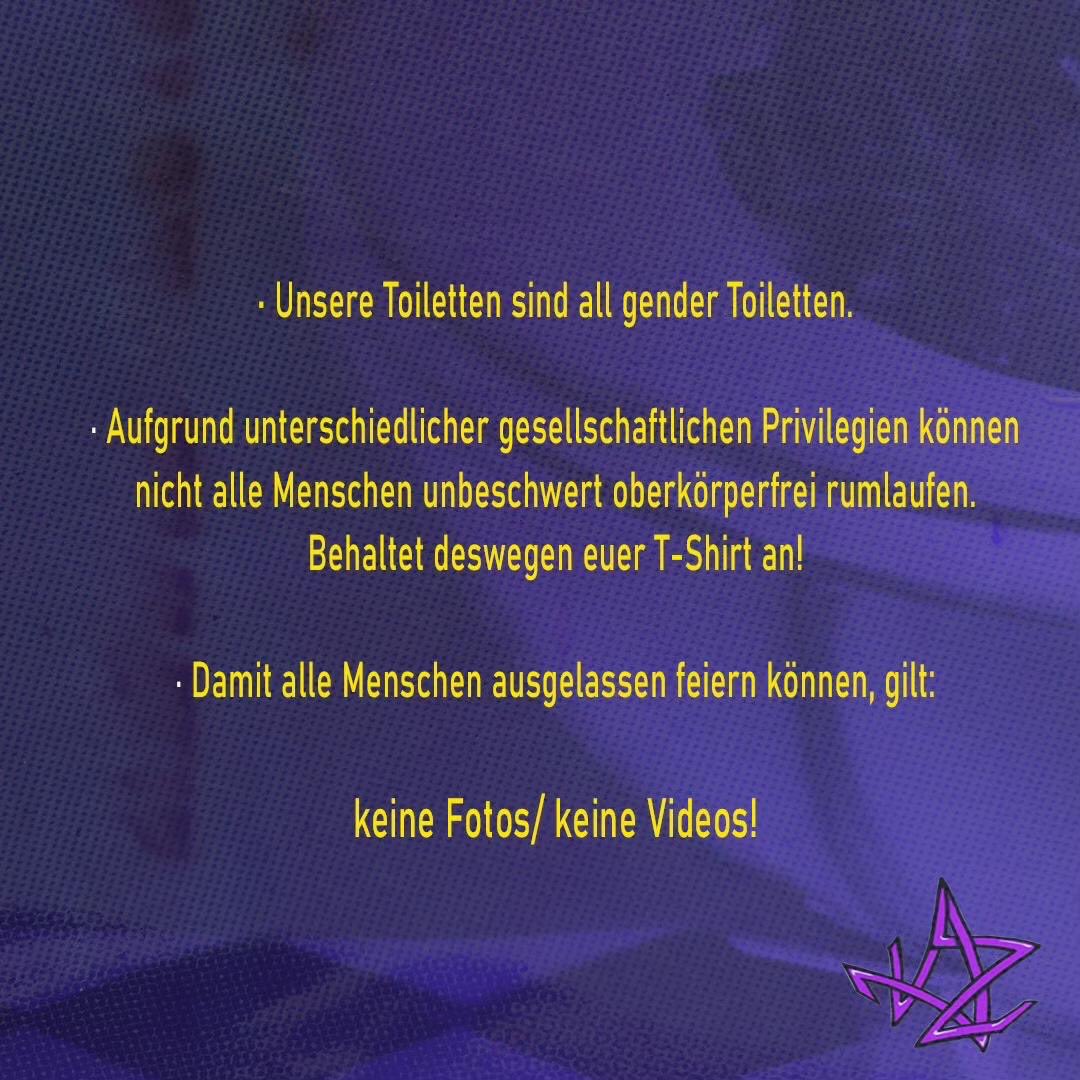 AZHafermarkt's tweet photo. Awareness beim AZ Hafermarkt Geburtstag 

Lasst uns den AZ Hafermarkt Geburtstag gemeinsam zu einem möglichst geschützten und diskriminierungsarmen Ort machen! https://t.co/IqdWw6cpnj
