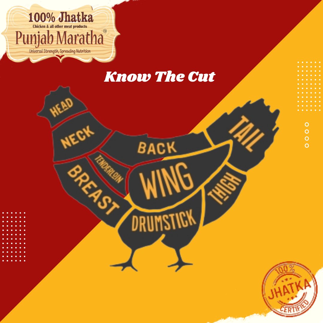 Know the cut! 
#chicken #healthyfood #protein  #fitnessfood #goodfood #jhatka #yummy #jhatkachicken #tender  #fresh #readytoeat #friedchicken #jhatkacertifiedmeat #chickenlove #foodlovers #foodies #likesforlike #foodiesofinstagram #foodiegram #follow4followback #punjabmaratha