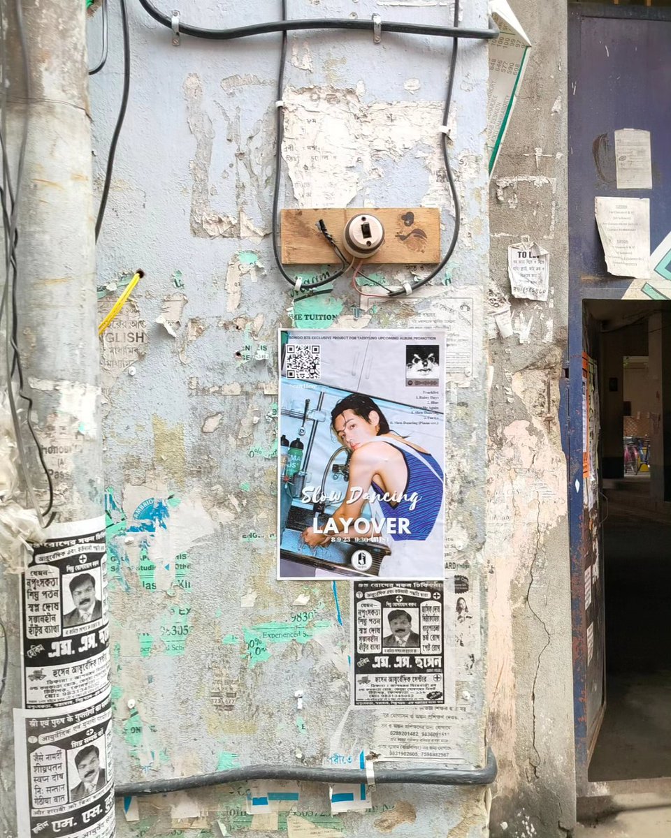 BongoBts's tweet photo. #projectkth Day-1
Poster Promotional Work for #Layover
Locations : Sodepur Chandrachur vidyapith Girls, opposite side of sodepur club, opposite side of sodepur swaraswata sangha (D Block)
#Kolkata #Layover_V #RainyDays_V #BTSV #BTS #KTH1isComing #SlowDancing https://t.co/a87430KWQ2