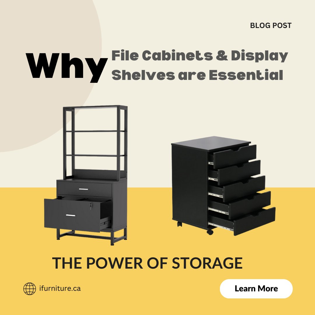 iFurnitureCA's tweet image. 🗂️ A Clean Desk Is a Happy Desk! Explore the Benefits of File Cabinets and Display Shelves for Your Home Office. Elevate Organization, Elevate Focus, and Elevate Success🚀💼

Read on: 
bit.ly/3E8QRyB

#office #FileCabinets #Shelves #blog #furniture #ifurniture #canada
