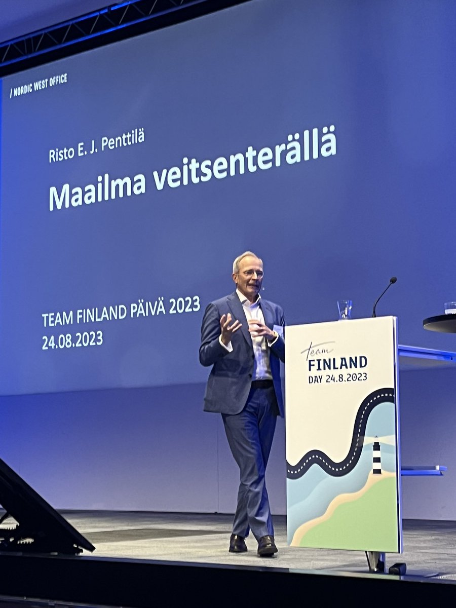 Huikea katsaus maailman tilanteeseen Team Finland -päivässä Risto E. J. Penttilältä. Stimulus, romahdus vai nationalismi? #TFDay2023 #teamfinland