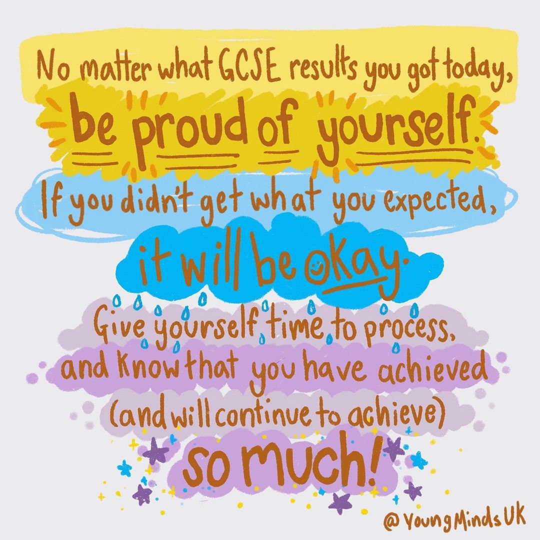 Good luck to all Year 11's collecting their GCSE Results today. Don't worry! You got this!