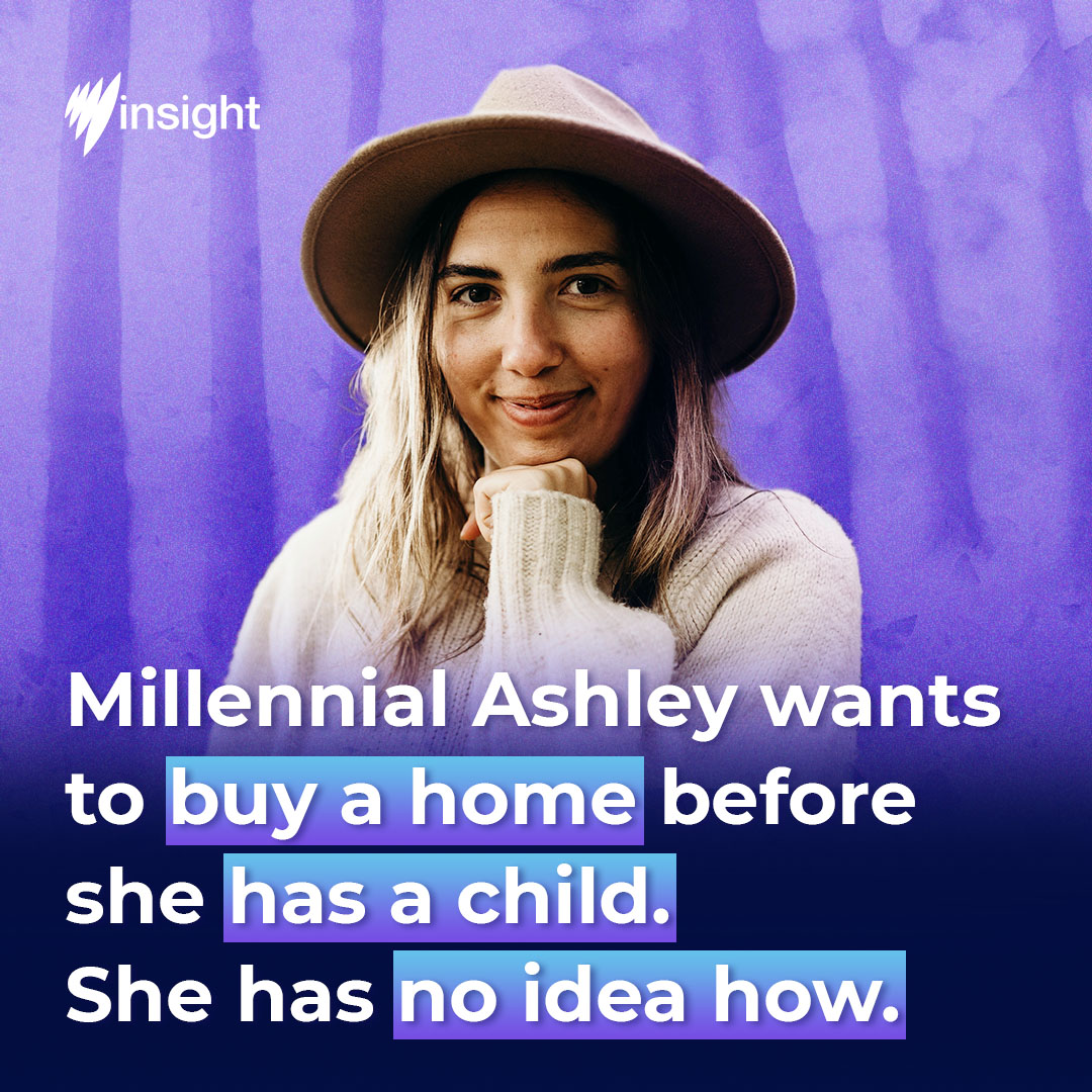 “I don’t want to be having my first child at 35.” Like many Millennials, Ashley places a lot of importance on buying a home. It overwhelms her. For more on how Millennials are forging a path to home ownership & what they can learn from older generations: bit.ly/3YPLspy