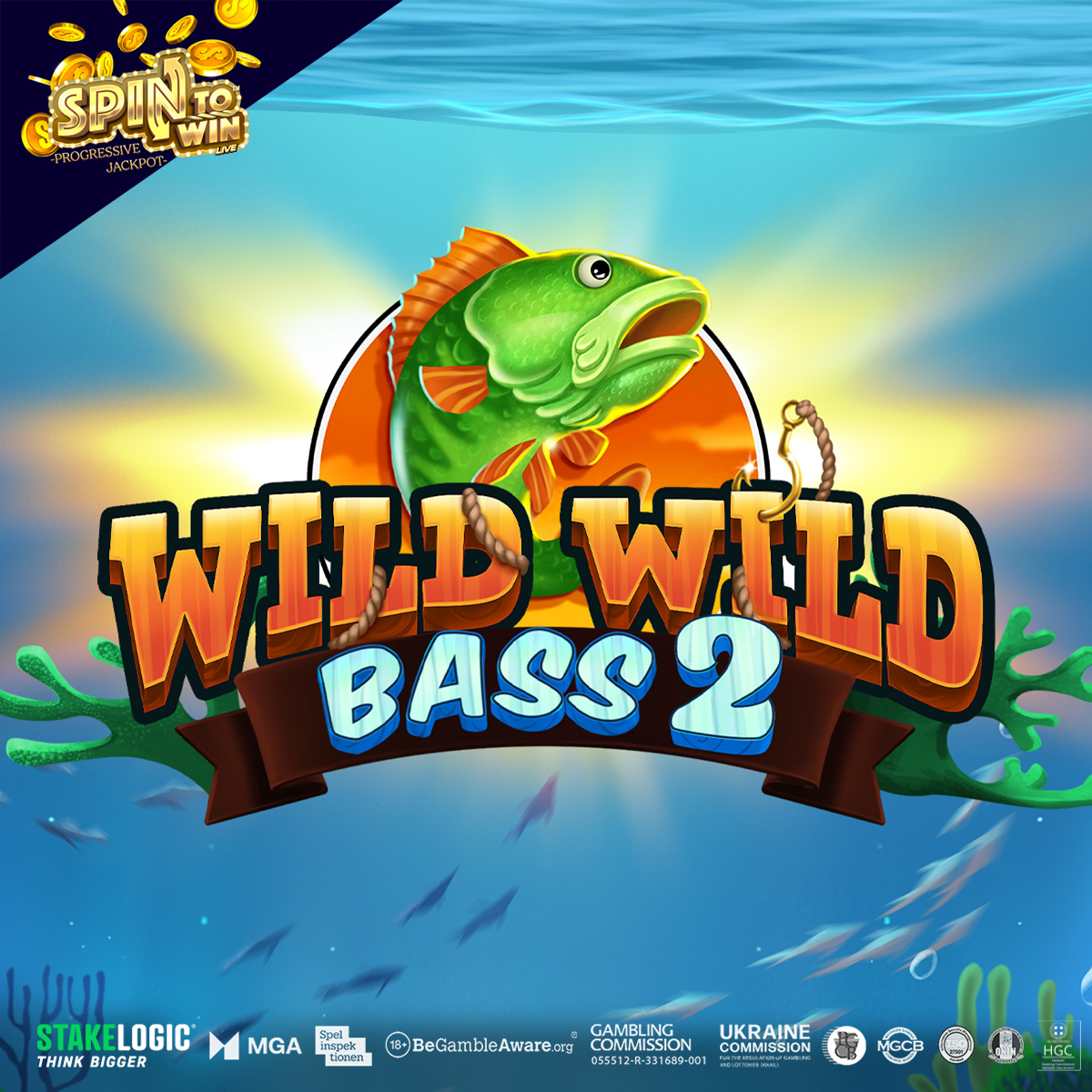 Stakelogic's tweet photo. OUT NOW: Wild Wild Bass 2™ 🎣
Read more here: https://t.co/hZqi0yFAiH
Spin the reels for free here: https://t.co/UikxLHBlEZ
+18 | https://t.co/QlpZ339CQW
#Stakelogic #ThinkBigger #WildWildBass2 #Videoslot #StakelogicSlots #SpinToWin #SuperStake https://t.co/jtkCCSq6xh