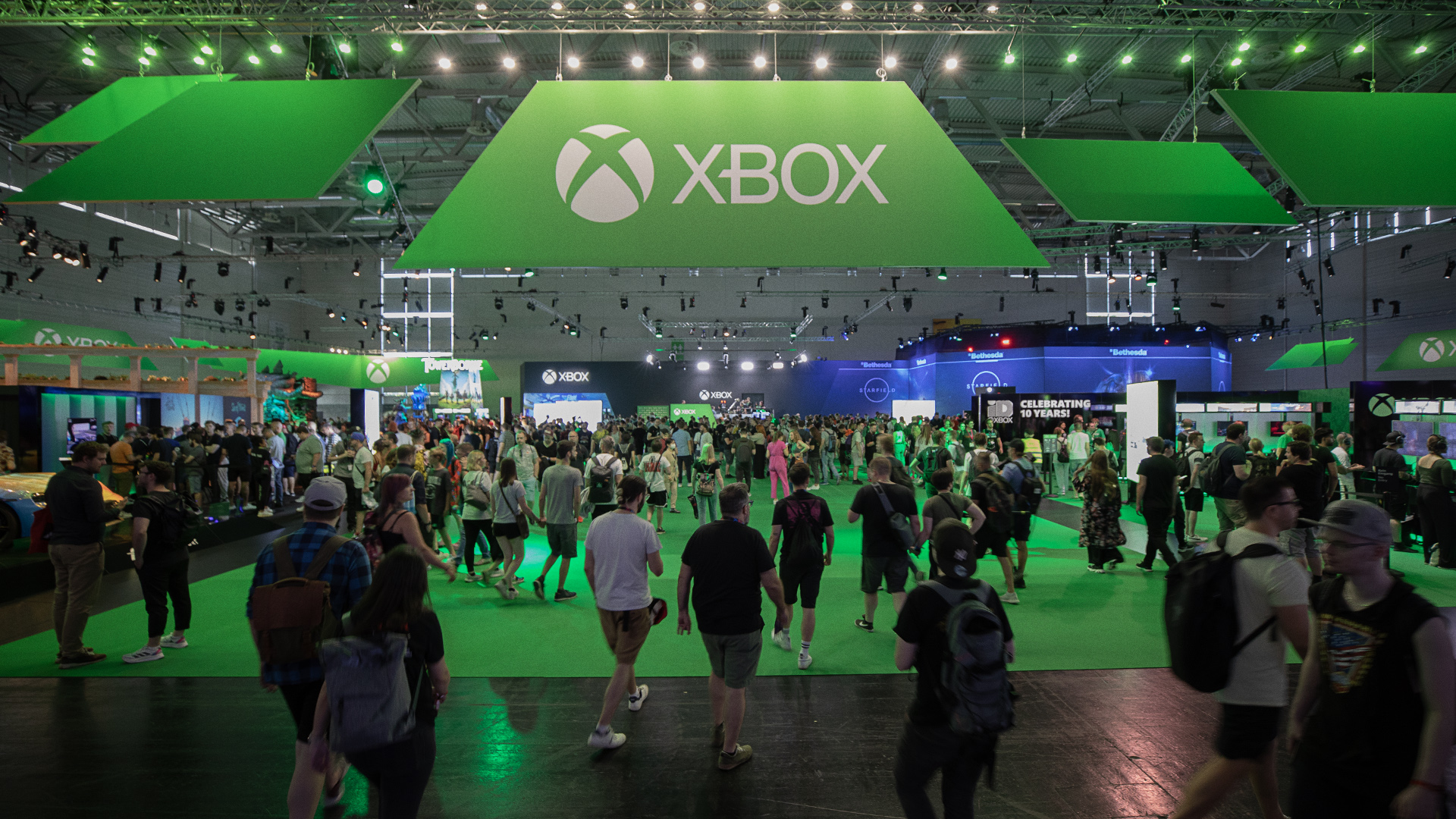 The Microsoft Xbox Gamescom 2023 booth confirmed to get