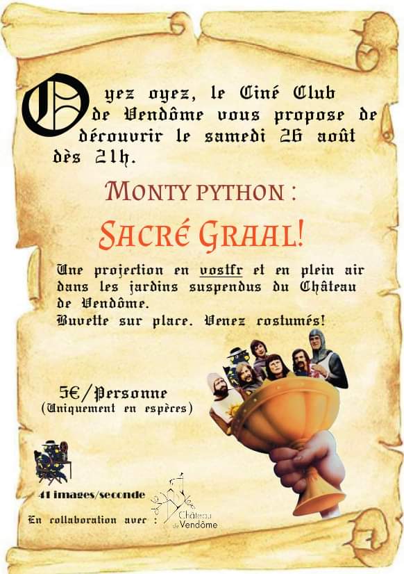 41Imagesseconde's tweet image. Samedi soir à 21:00 à Vendôme, vous pouvez venir avec vos vaches et vos noix de coco!