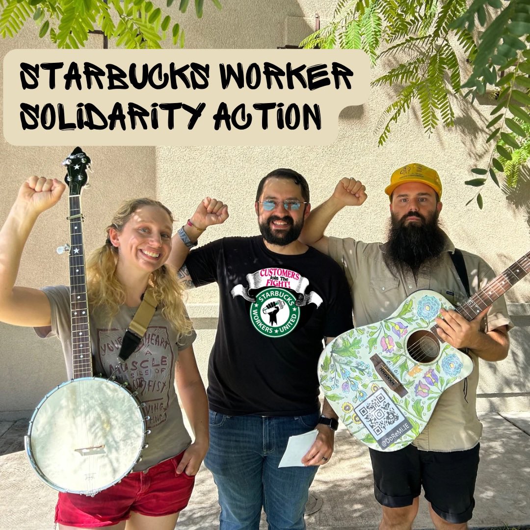 Join👇🏼 our #StarbucksWorkerSolidarityAction on Thursday, September 14, from 9:00-10:00am, at the 1241 East Washington St. Starbucks in Colton, CA 92324! …arbucksworkersunited.controlshift.app/events/colton-… #StarbucksUnion #ToBeAPartner <a href="/BigWillP72/">Red Teamster 🚩🏴</a> <a href="/SBWorkersUnited/">Starbucks Workers United</a> <a href="/UawLocaL230/">UAW Local 230</a> <a href="/InlandEmpireDSA/">Inland Empire DSA</a> <a href="/WorkingPod/">𝙒𝙤𝙧𝙠𝙞𝙣𝙜 𝙋𝙚𝙤𝙥𝙡𝙚 𝙋𝙤𝙙𝙘𝙖𝙨𝙩</a>