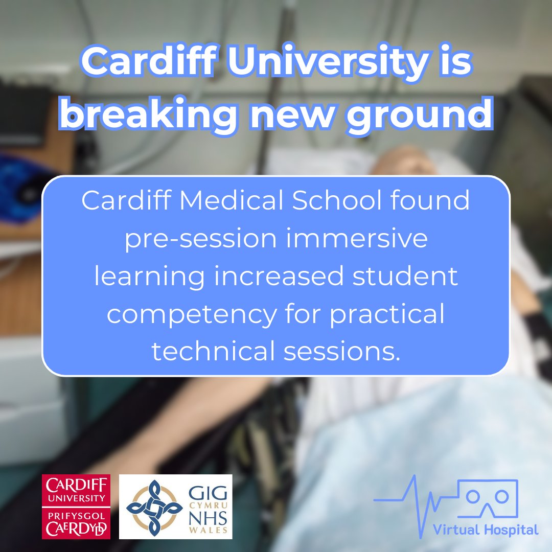 WalesVH's tweet photo. Client news: @CUmedicengage has discovered that the power of immersive training lies in pre-session learning.

Higher student competency has led to more effective use of practical sessions that have limited time and resources.

#healthcare #nhs #cardiff https://t.co/zE91KPgFHk
