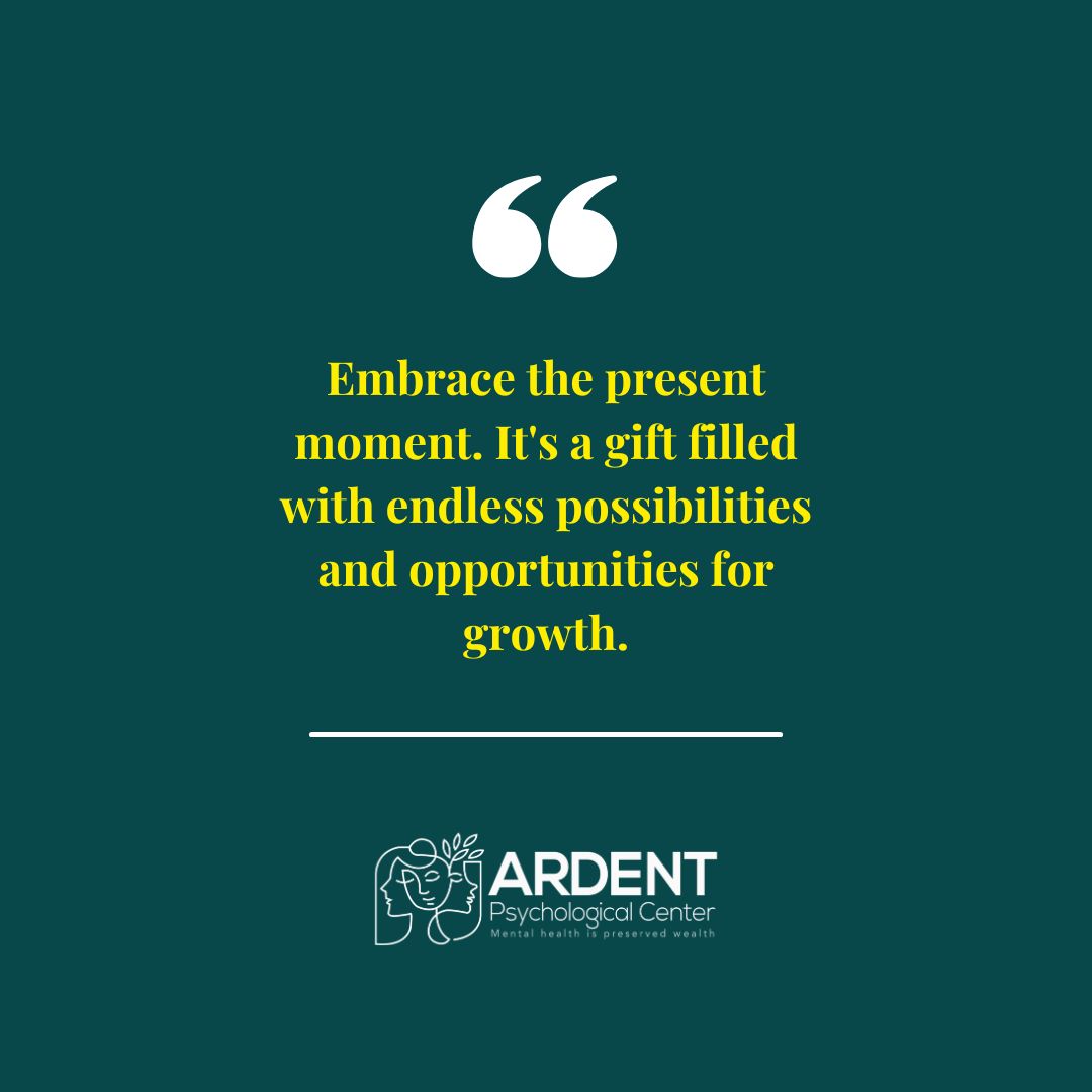 Embrace the present, for it holds the key to a fulfilling life. Be mindful of each moment and cherish its beauty. 🌿🌞 #MentalWellness #LiveInTheNow