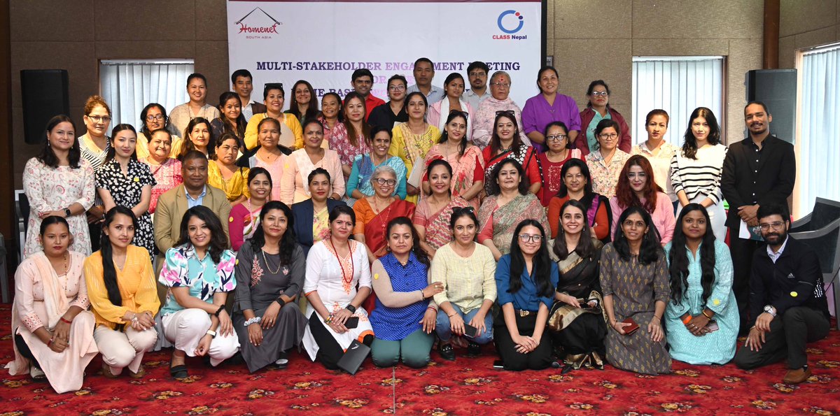 HomeNet_SAsia's tweet photo. A glimpse of our multi-stakeholder meeting concerning home based workers (HBW) of Nepal. Marked by panel discussion, unveiling of our handbook for HBWs, and breakdown of our research on wage card.
22/08/2023
#europeanunion #classnepal #transformtrade #hww https://t.co/oCuwicUKic