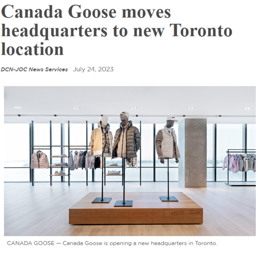 Thank you ConstructConnect for featuring this lovely space for Canada Goose, #builtbyvestacon. Learn more about this cutting edge collaboration for Canada Goose's new Toronto Head Quarters. canada.constructconnect.com/dcn/news/econo…