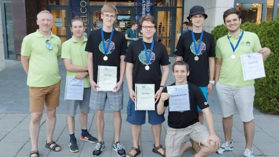 constructor_uni's tweet image. Congrats to our student team for receiving top placements at the International Mathematics Competition in Bulgaria 🏅 Read more ➡️tinyurl.com/kf6ypuhb