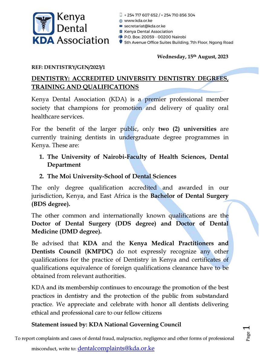 DrMundia's tweet photo. The professional journey of studying the art and science of Dentistry in Kenya @_fels1 @254_doctors @DrGithiria @Dr_AustinOmondi @KmpdcOfficial @kenyadental @citizentvkenya @YvonneOkwara @Branicemercy @Aysha_machatha @Ayielar @kmpdu @KenyaGovernors @susanwafula_cs https://t.co/QrhSVigqLj