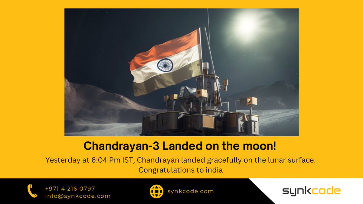 synkcode's tweet image. #chanderyaan3 #India #Moon