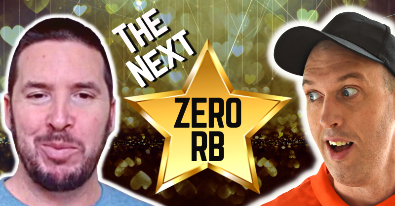 OvertimeIreland's tweet photo. Shawn Siegele's Zero RB list is released this week🎯

But what SECRETS go into finding a ZeroRB candidate?

That is the focus of the latest @RotoVizOvertime!

Available now on all podcast platforms!🎧 https://t.co/RDN9zRIzJa