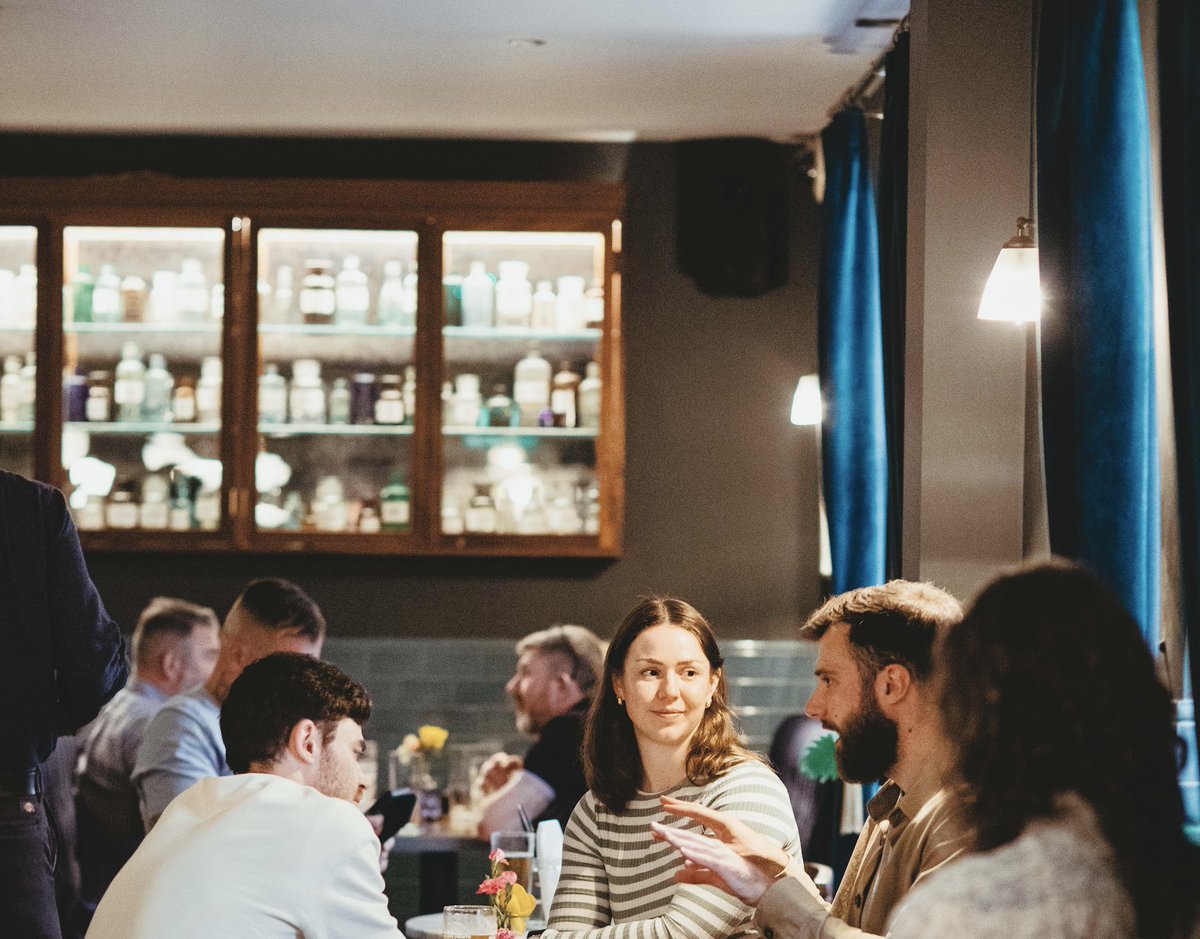 Not that we're eaves dropping but we reckon this conversation probably goes 'Isn't the Turk's Head the perfect spot for a craft beers, cocktails and a catching up with friends'...If we had to guess anyway!