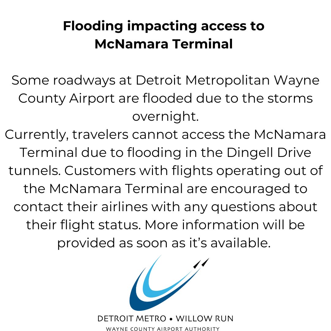 DTW Airport tweet media