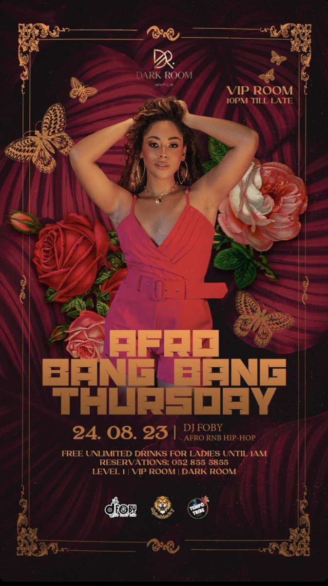 FobyTheDJ's tweet photo. AFRO BANG BANG THURSDAYS  TONIGHT 24TH OF AUGUST  ❕❕❕
Best Of Afrobeats X Amapiano X Hiphop 
LEVEL 1 | DARKROOM | VOCO HOTEL PLOT 49 SHEIKH ZAYED RD DUBAI. FREE VALET PARKING 🅿️ BY DARKROOM10PM TILL LATE
FREE UNLIMITED DRINKS FOR LADIES UNTIL 1AM 🚀 &amp; FREE ENTRY FOR GUYSMUSIC https://t.co/sto2cg8ppA