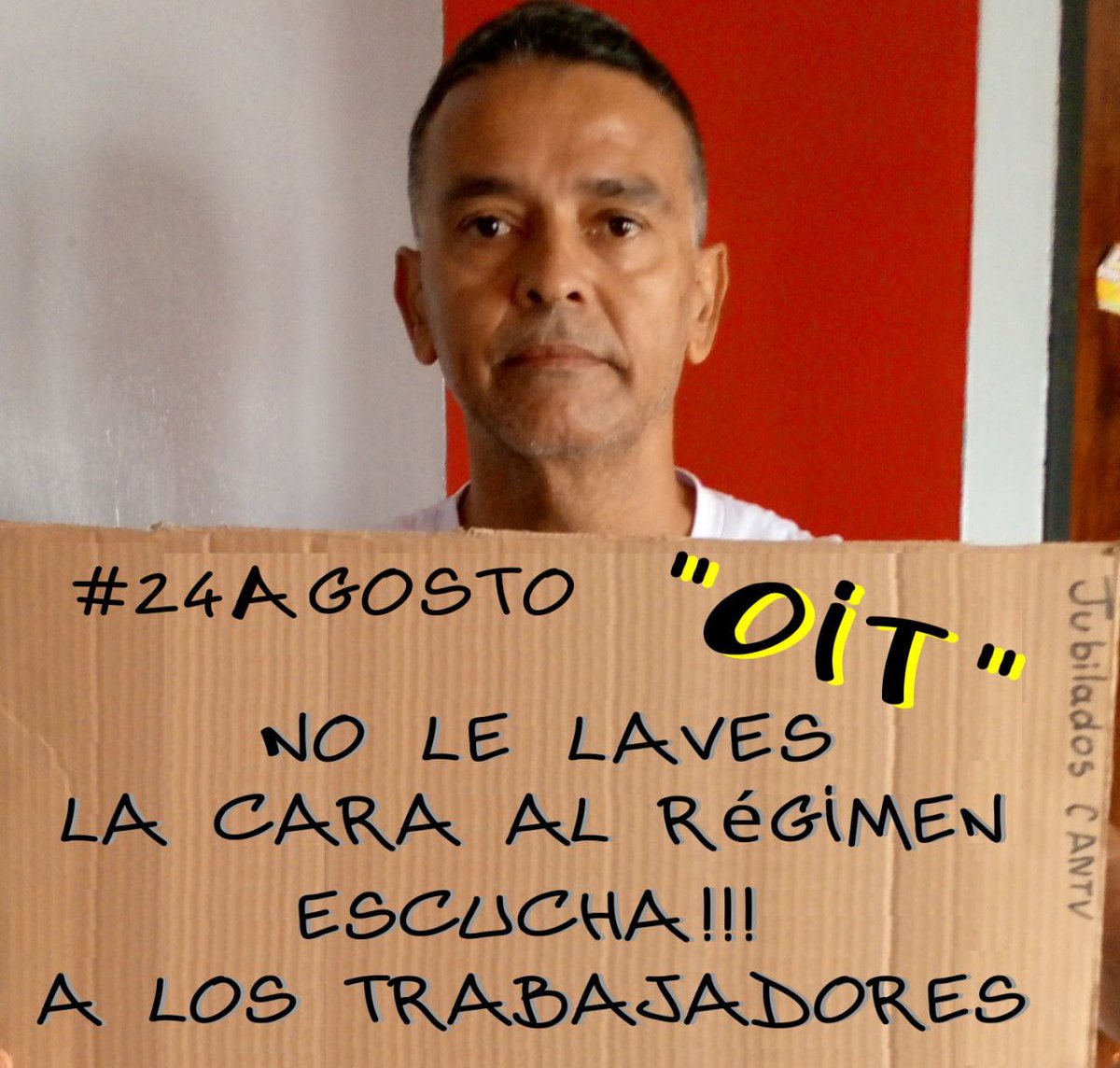 #24Ago .<a href="/OITnoticias/">OIT</a> .<a href="/OITAndina/">OIT Países Andinos</a> .<a href="/ONU_derechos/">ONU Derechos Humanos - América del Sur</a> .<a href="/KarimKhanQC/">Karim A. A. Khan KC</a> 
.<a href="/_Provea/">PROVEA</a> 
.<a href="/NicolasMaduro/">Nicolás Maduro</a> 
Los Trabajadores Cantevistas  RECHAZAMOS por ilegal la negociación de la Convención Colectiva 2023 2025
NO más miserias, CANASTA BÁSICA YA Art. 91 de la CRBV. 
URGE #InvestigarCantvYa 🖤