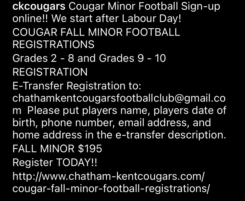 Chatham-Kent Cougars tweet media