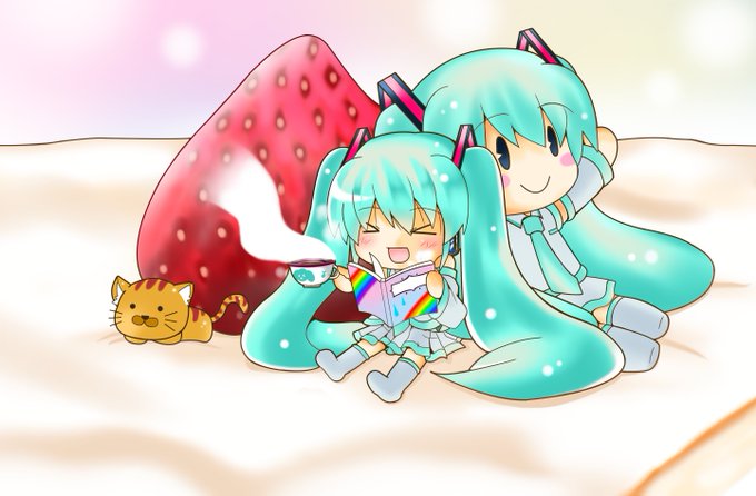 恒例行事の供養イラストです。 この時ペンタブが壊れてちゃんと書けませんでした…。 また頑張ります。(T皿T) #初音ミク