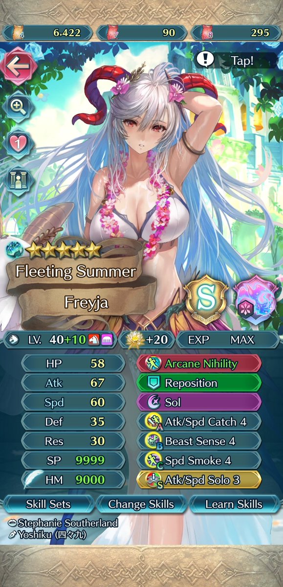 CapriToast's tweet image. New pinned. Hopefully when the next alt comes I will be able to get it to +10 merges. I love Freyja Fire emblem....