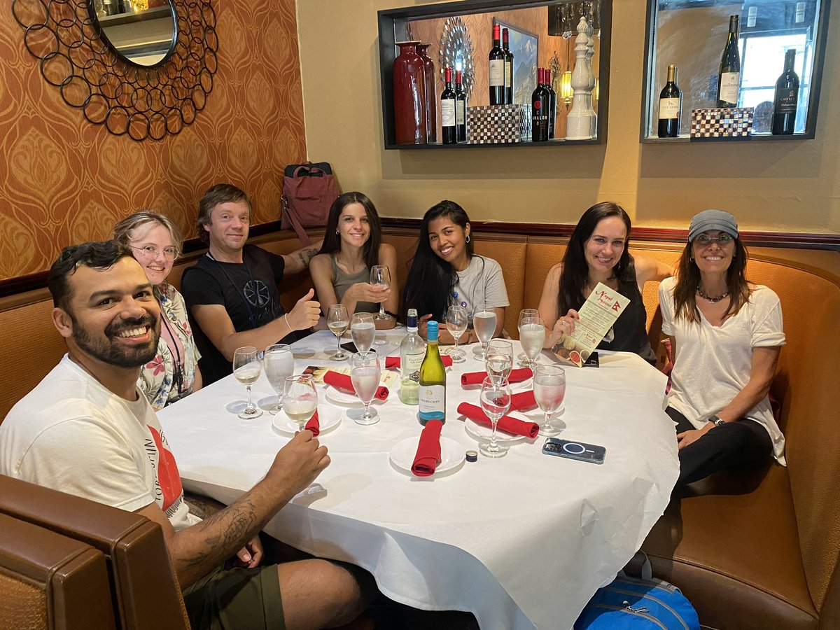 Brooke Bessesen (@brookebiologist) on Twitter photo Team dinners = fantastic food and even better company!
#funwithfriends
#learningnewstuff
<a href="/diegojsantana/">Diego J. Santana ππ’πΈ π§π·</a>
Madeline
<a href="/isaacovercast/">Isaac Overcast</a>
<a href="/PseudohajeSci/">Arianna Kuhn</a>
<a href="/FandresenaRak/">Fandresena Rakotoarimalala</a>
<a href="/Sara_and_Snakes/">Sara Ruane</a>
π Team dinners = fantastic food and even better company!
#funwithfriends
#learningnewstuff
<a href="/diegojsantana/">Diego J. Santana ππ’πΈ π§π·</a>
Madeline
<a href="/isaacovercast/">Isaac Overcast</a>
<a href="/PseudohajeSci/">Arianna Kuhn</a>
<a href="/FandresenaRak/">Fandresena Rakotoarimalala</a>
<a href="/Sara_and_Snakes/">Sara Ruane</a>
π