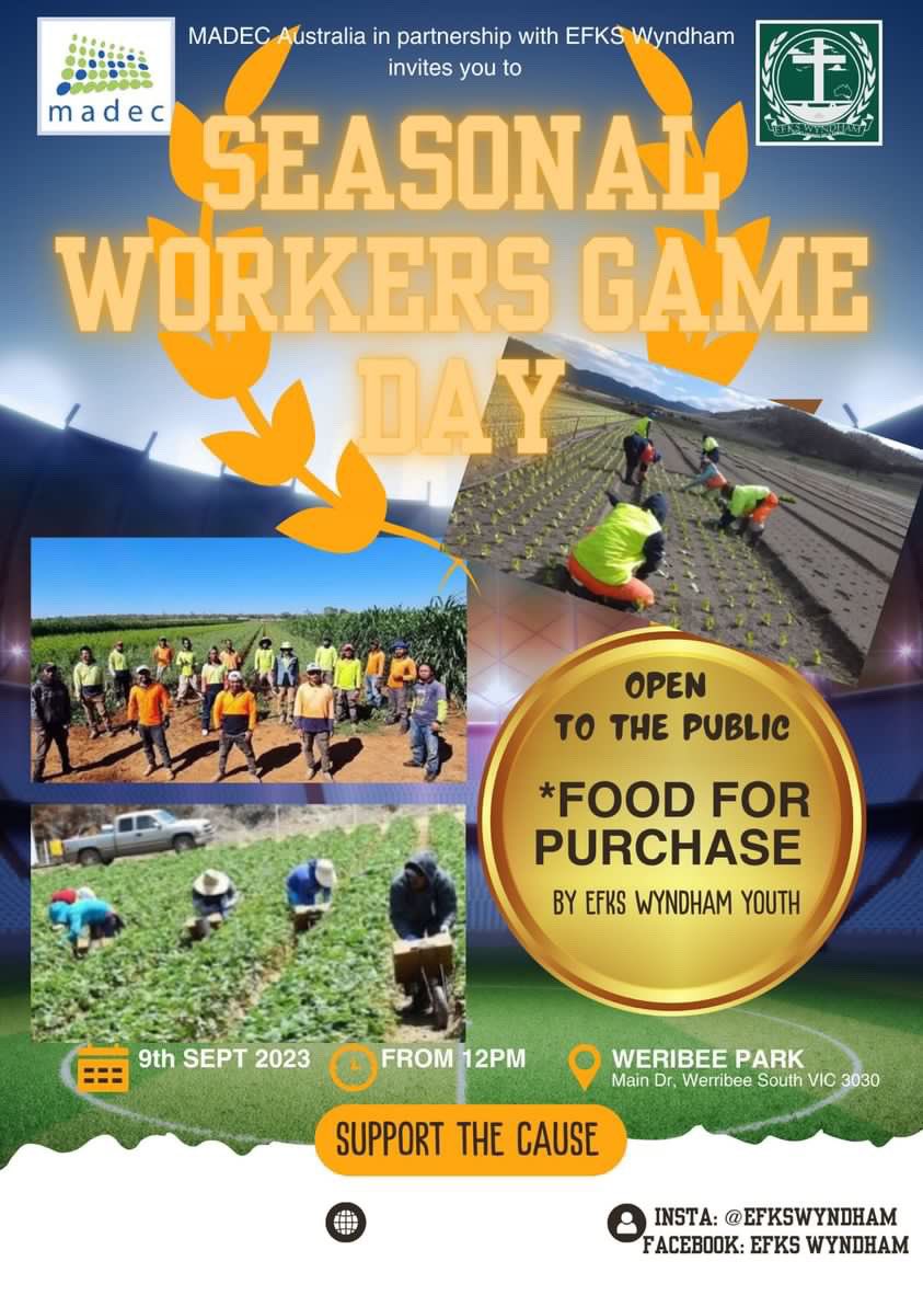 SAVE THE DATE!! 9th Sept 

Come down support, cheer or play with our brothers and sisters from Tonga, Fiji &amp; Samoa. 

If you have any unwanted clothes or shoes or anything you want to donate to them you are more than welcome! 🤍🤍