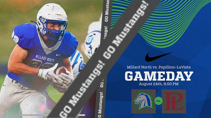GAME DAY! Mustangs take on the Monarchs at Buell Stadium at 8 pm. If you want to avoid the lines, purchase your tickets online: events.ticketspicket.com/agency/d212527…
<a href="/MillardNorthHS/">Millard North HS</a> <a href="/MillardNorthFB/">Millard North⚡FB</a> <a href="/AaronBearinger/">Aaron Bearinger</a>