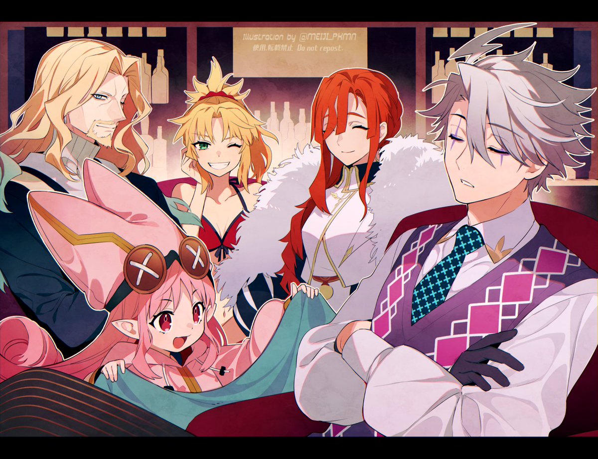 MEIJI_PKMN's tweet photo. サー��ル「ハタオリヤ」

最高にイカしたメンバーたち！　　#FGO https://t.co/prgHRKzSkY