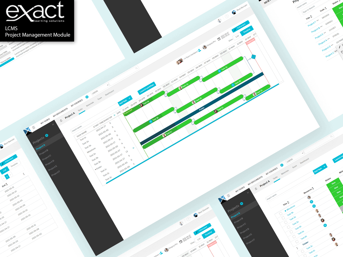 eXactlearning's tweet photo. What do #customers think about our #ProjectManagement feature? “In this multi-stakeholder context and with many projects running, excellence can be achieved only if owners, tasks and #deadlines are clear and resources are efficiently allocated”: https://t.co/avNCKdKRMH https://t.co/LBkzMGvR9G