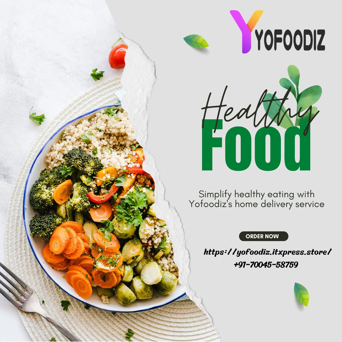 Yofoodiz's tweet photo. Nourishing your body just got easier with Yofoodiz! Experience the goodness of healthy food delivered right to your doorstep. It's time to savor flavors that fuel your well-being. 

#healthyeats #homedelivery #yofoodiz #electrodata #bongaigaon https://t.co/ulDJ1gYyOL