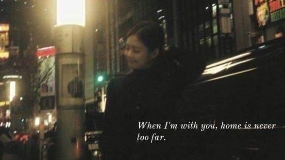riajentle's tweet photo. “home” 

a jenlisa au wherein — reese (j), a tourism student who's late for her first class bumps into an architect student named dawn (l) in front of the main building. https://t.co/qVcd6eyfwd