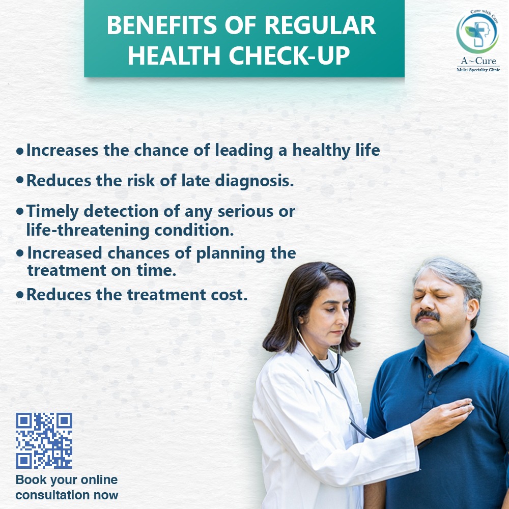 Empower Health with Acure, detect signs, embrace wellness, and experience regular check-up benefits today.

#Acure #CureWithCare #Health #Safety #HealthCare #RegularCheckup