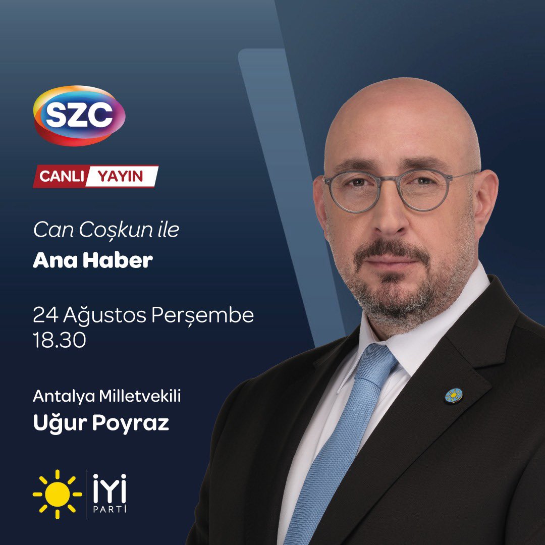 Bugün saat:18.30’da @szctelevizyonu ekranlarında @cancoskun ile Ana Haber’de gündemi konuşacağız.