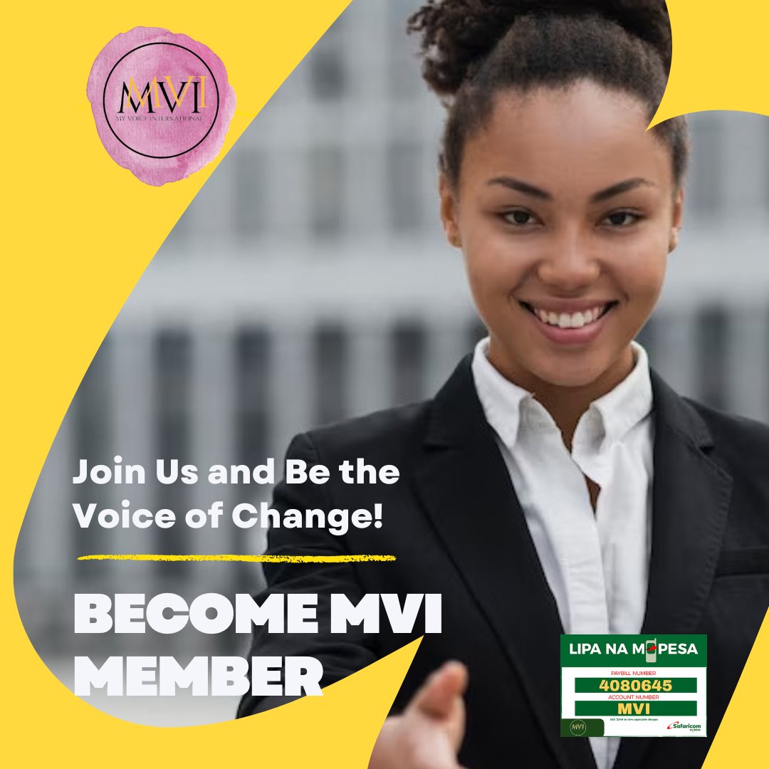 As a member, you'll access exclusive opportunities for volunteering, internships, and community involvement.  myvoiceinternationalngo.org/become-a-membe… #MyVoiceInternational #BecomeAMember #EmpowerChange #CommunityInvolvement #MakeADifference