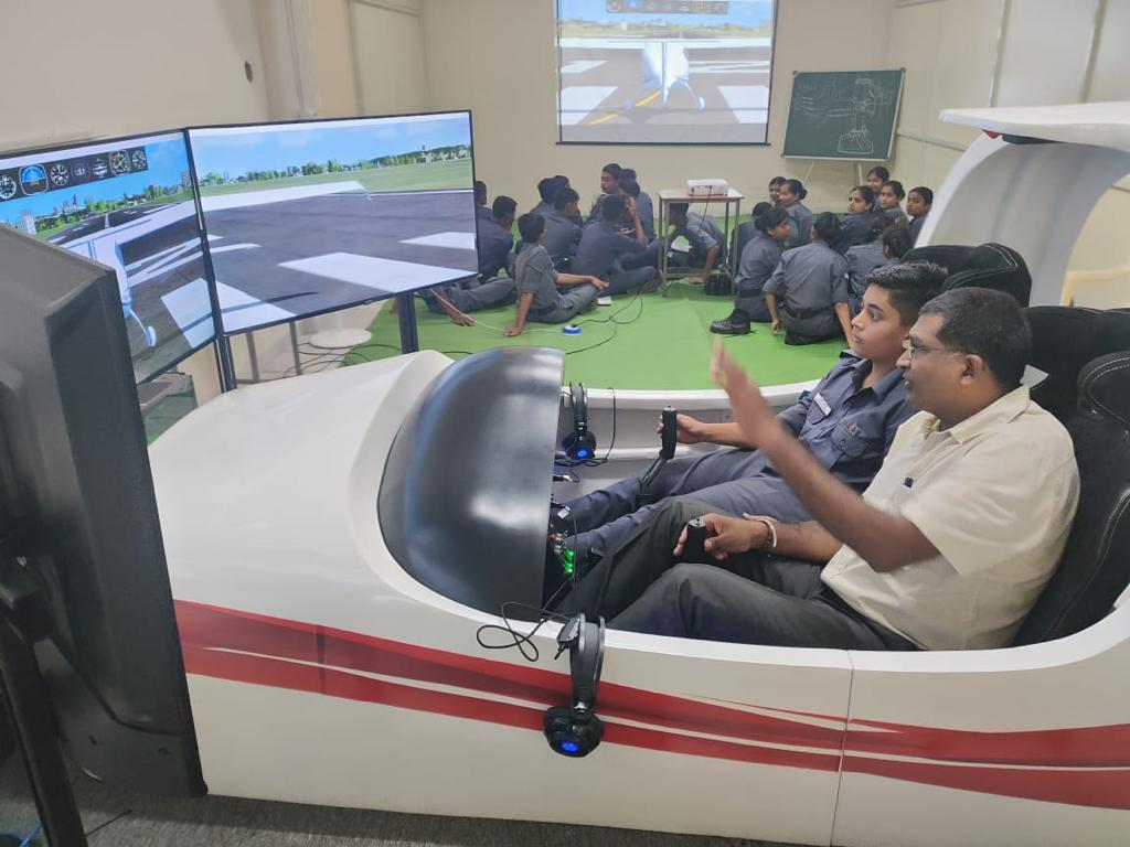 Training on Flying Simulator has commenced for JD/JW cadets from today.
<a href="/CMMadhyaPradesh/">Chief Minister, MP</a> <a href="/adgpi/">ADG PI - INDIAN ARMY</a> <a href="/highereduminmp/">Higher Education Department, MP</a> <a href="/HQ_DG_NCC/">National Cadet Corps</a> <a href="/JansamparkMP/">Jansampark MP</a> <a href="/jdjsbhopal/">JD Jansampark Bhopal</a> <a href="/NccDteMPCG/">NCC Dte MP&CG</a>