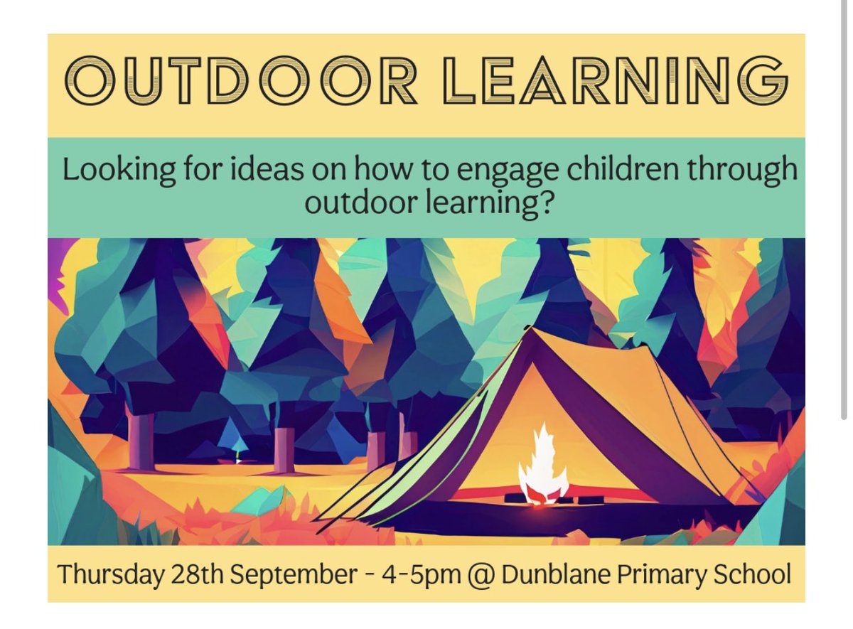 We are hosting an Outdoor learning workshop sharing ideas for embedding outdoor learning across the curriculum. You can sign up here. <a href="/StirlingLfS/">SustainableStirling</a> #ThisisLfS
docs.google.com/forms/d/e/1FAI…