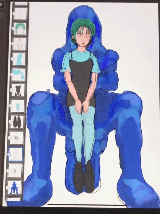 こんばんは、観てってね。#イラスト