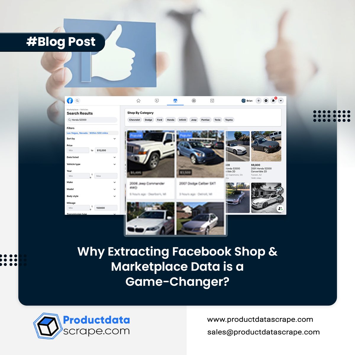 ProductScrape's tweet image. Unlock valuable insights and gain a competitive edge by #extractingFacebookShopandMarketplacedata. Discover trends, optimize strategies, and make informed business decisions.

Know more : productdatascrape.com/extracting-fac…

#extractdatafromFacebook #Productdatascrape
#priceIntelligence